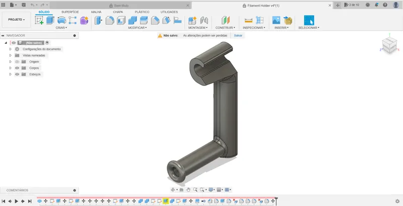 Filament holder for Creality Flexible Case