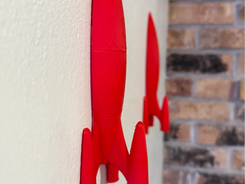 Red Rocket Coat Hanger