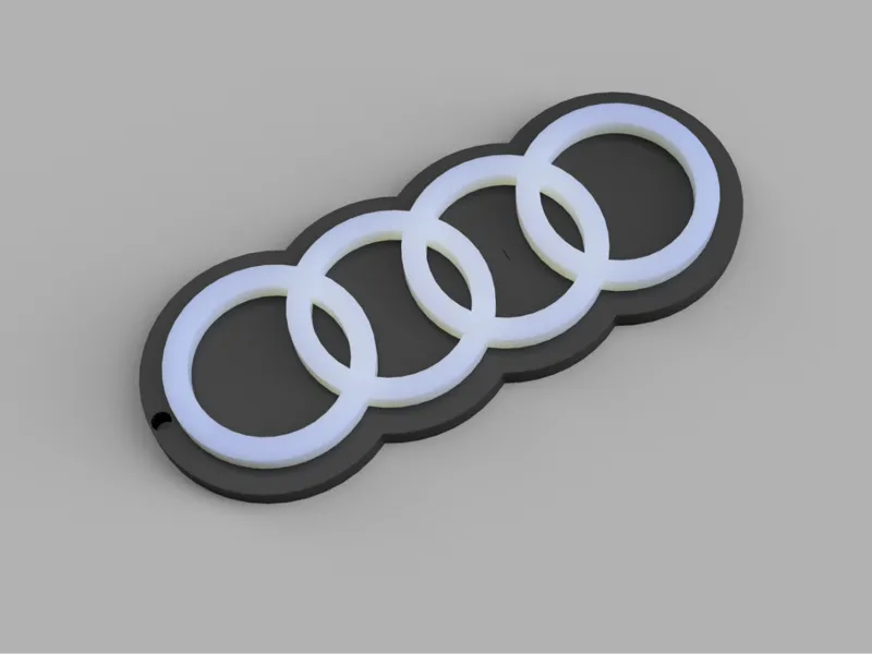 Audi Logo Keychain