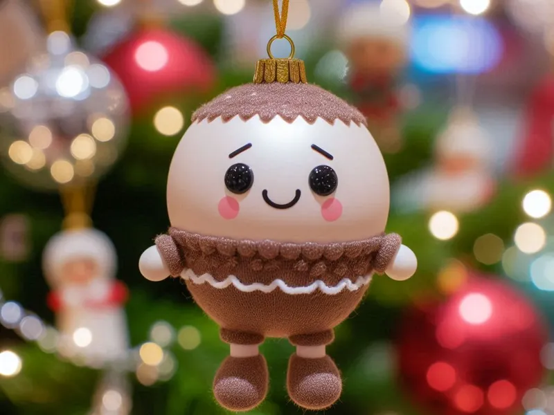 Christmas Tree Ball Ornament Man (to hang)