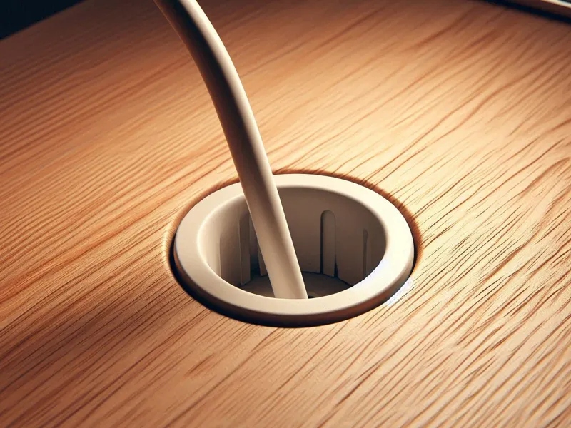 Customizable Desk Grommet Cables Drinks Storage