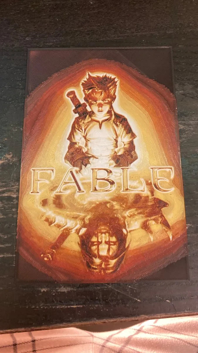 Fable poster - Hueforge