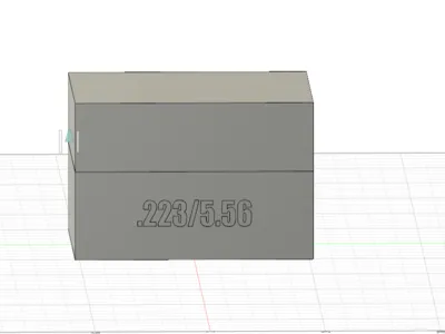Ammo Storage container 223/556/300BLK hinged lid
