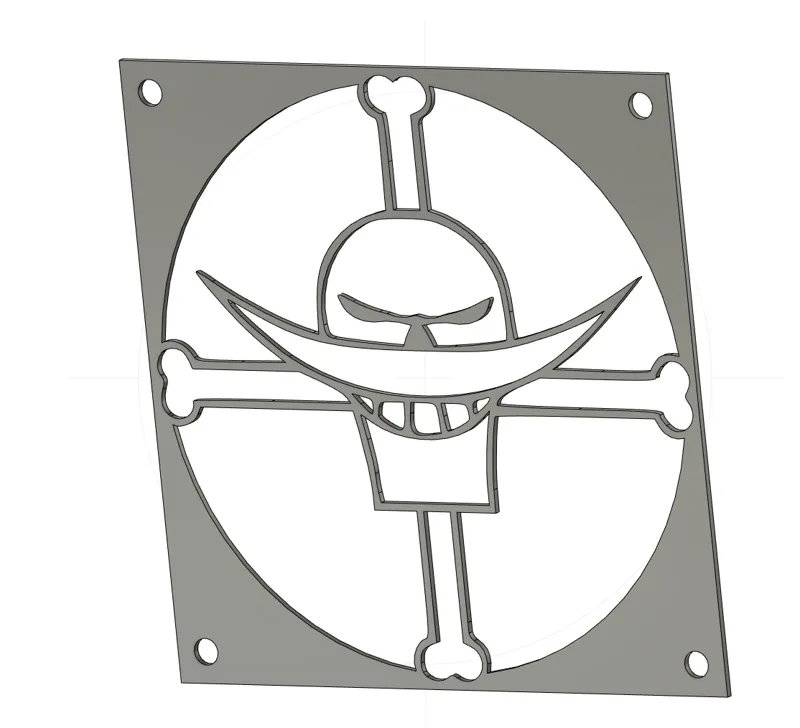 140mm fan grilll onepiece whitebeard