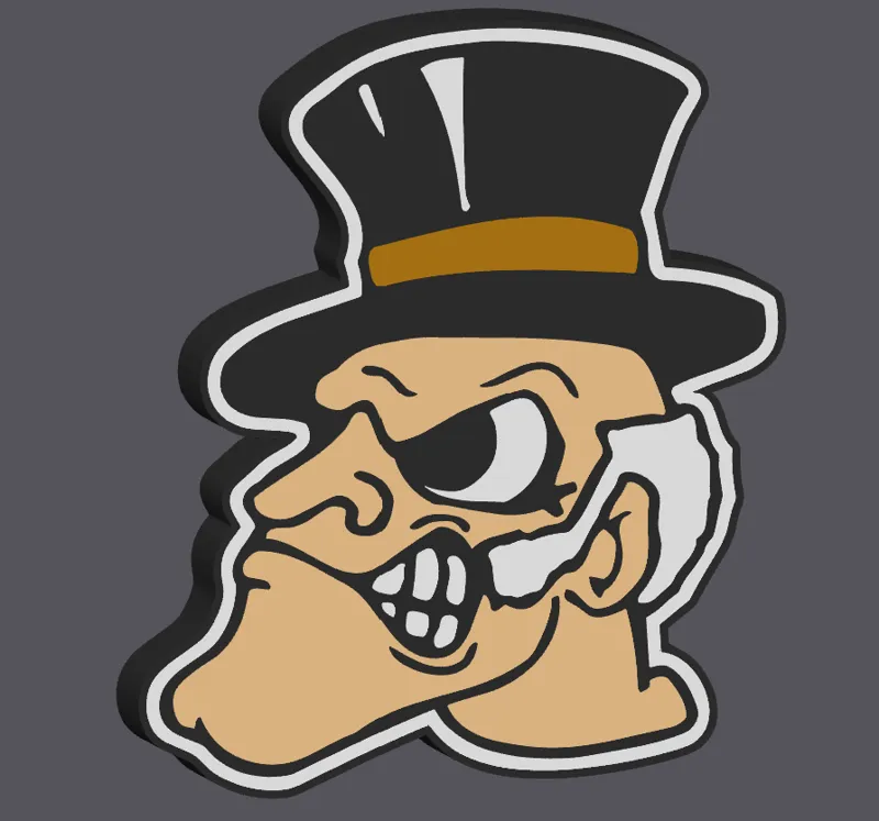 Wake Forest Demon Deacons Lightbox