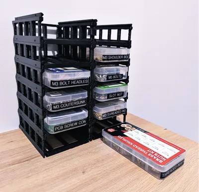 Modular Shelves for Large Hardware Storage Case