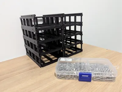 Modular Shelves for Small parts organizer box