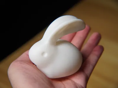 Round Bunny Minimalist Bunny