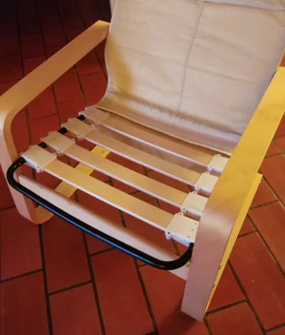 Ikea PELLO Seating Fix with Ikea LUROY Bed Slats