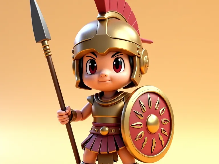 Tenero legionario soldato antico romano statua