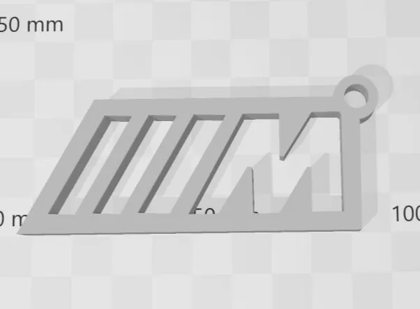 BMW M Mpower keychain