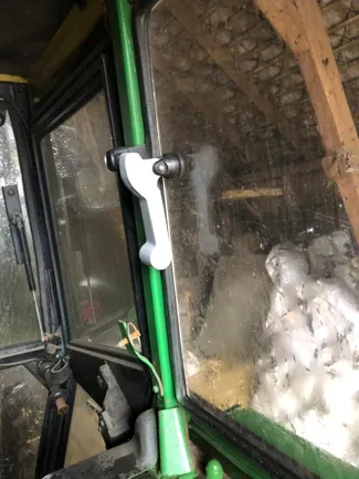 John Deere tractor window handle
