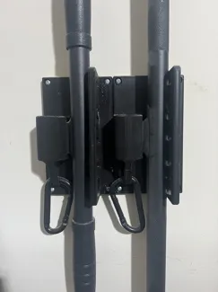 Lat Pull-Down Bar Holder Wall Mount