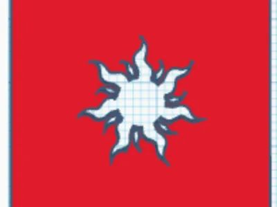 Sun Stencil