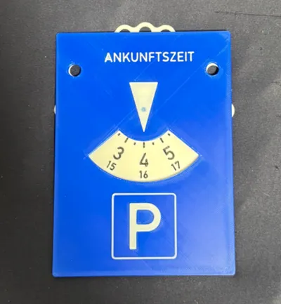 Motorcycle Parking Disc with Lock - AMS-Compatible