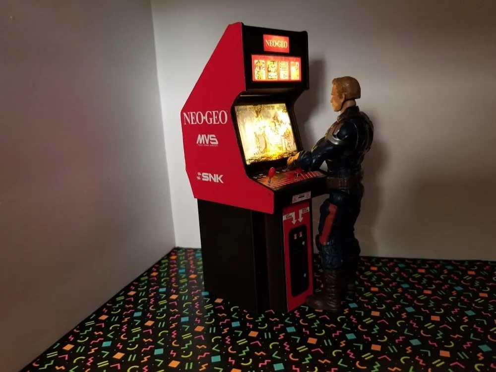Neo Geo Arcade Machine Cabinet 1:16 scale by EternalGnome - MakerWorld