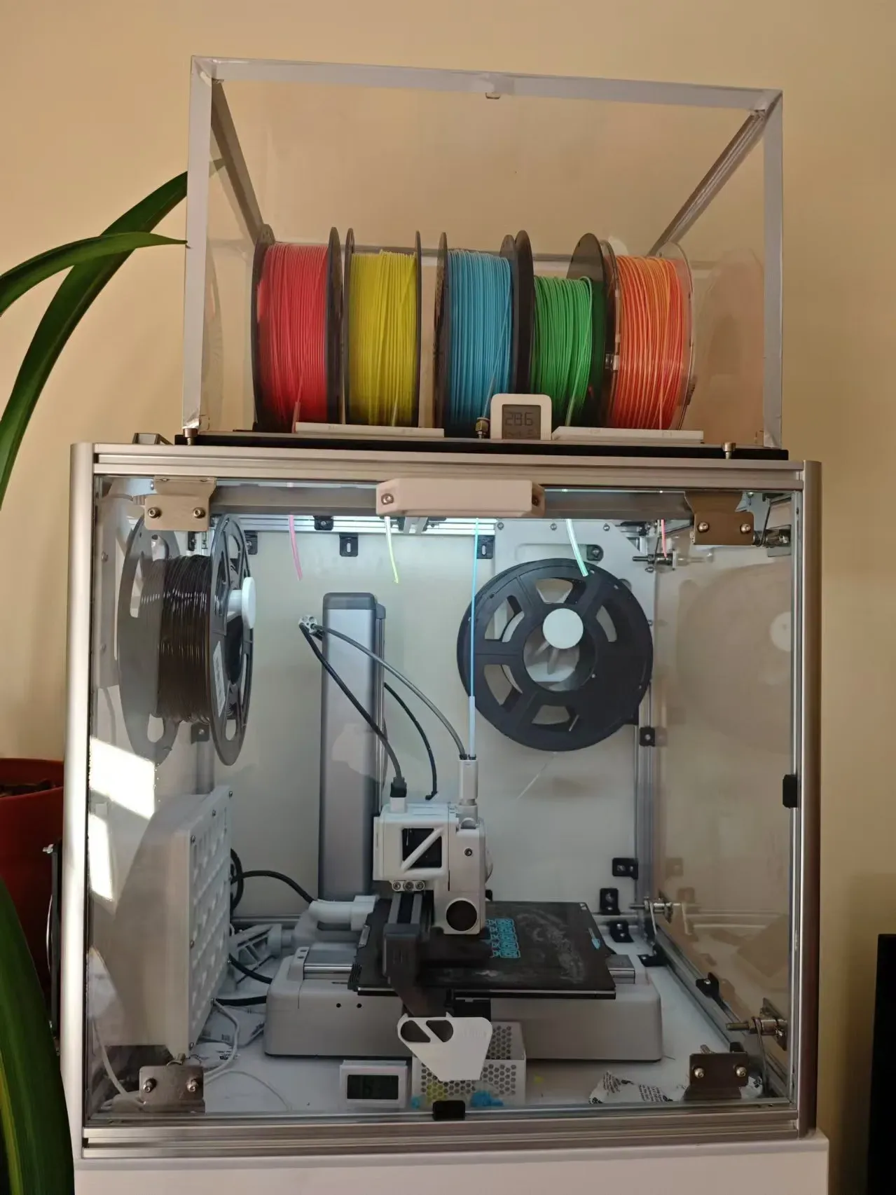Aluminum Extrusion Filament Rack - Free 3D Print Model - MakerWorld