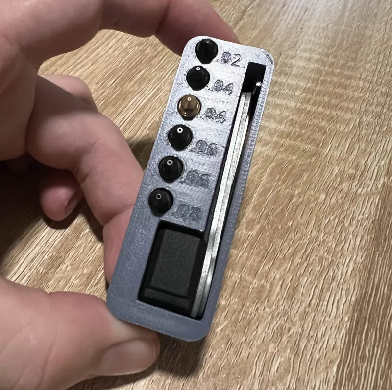 Hot Swap Nozzle organizer