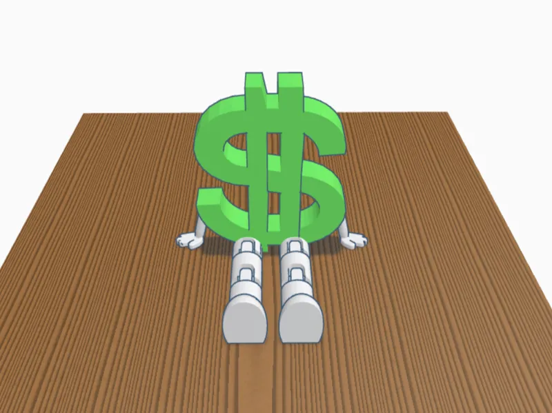 Articulated Dollar Sign