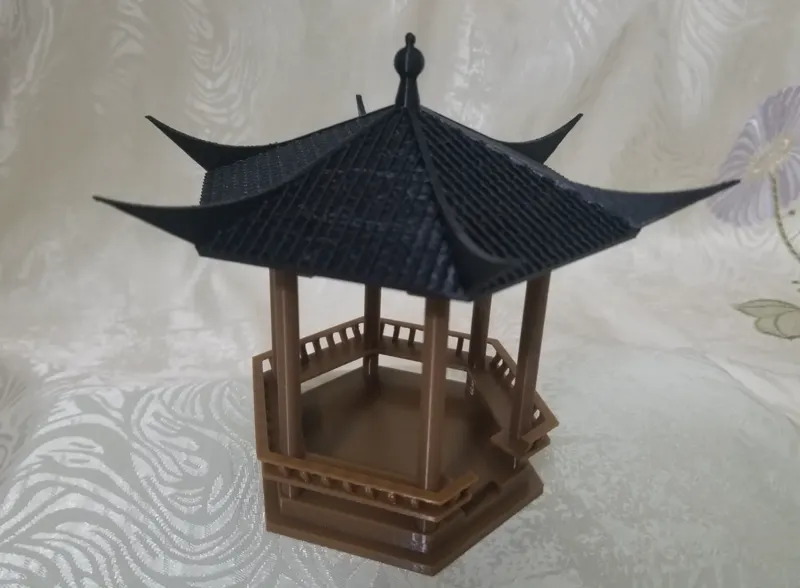 六角凉亭