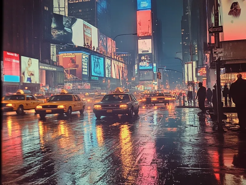 New York Time Square hueforge