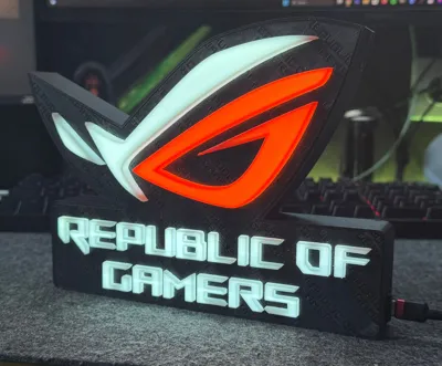 Asus Rog Logo Lightbox