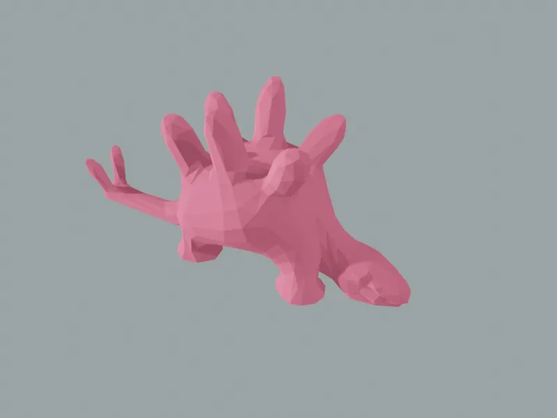 Low Poly Stegosaurus Ring Holder