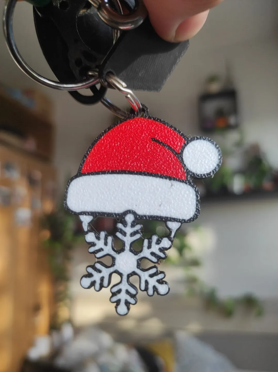 Christmas pendant - earrings view 3