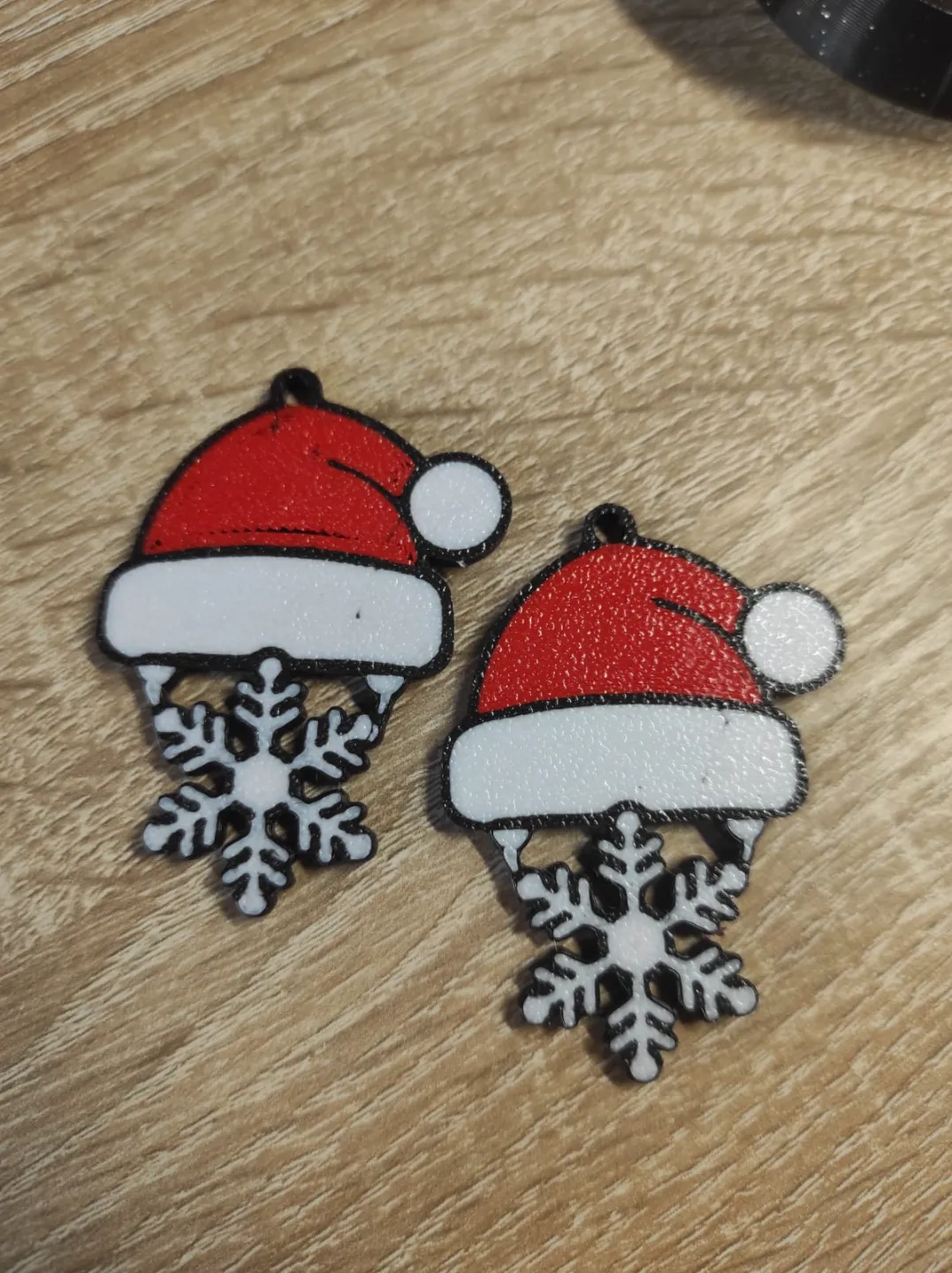 Christmas pendant - earrings view 4