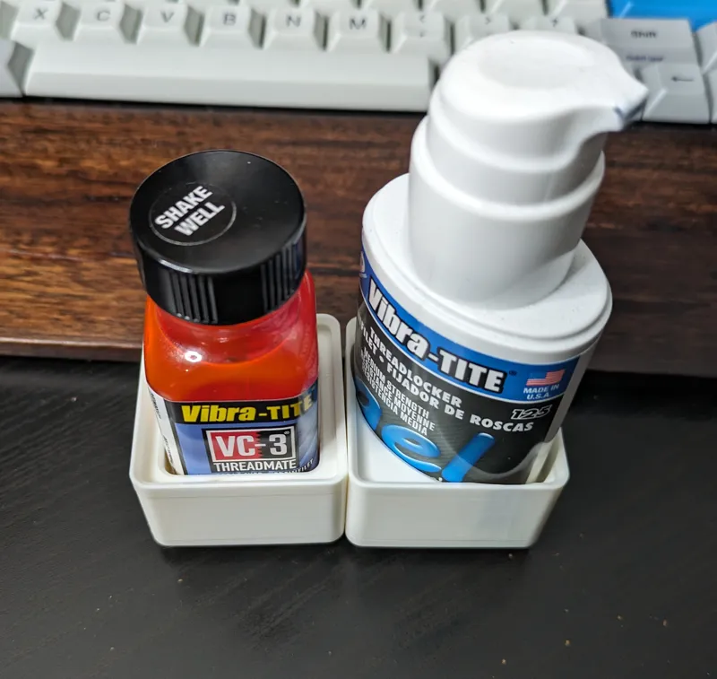 Gridfinity Threadlocker Holders