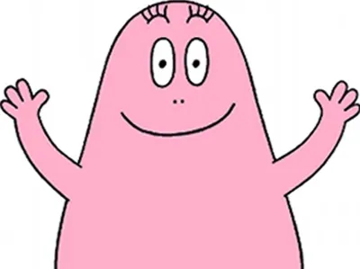 Barbapapa cake topper