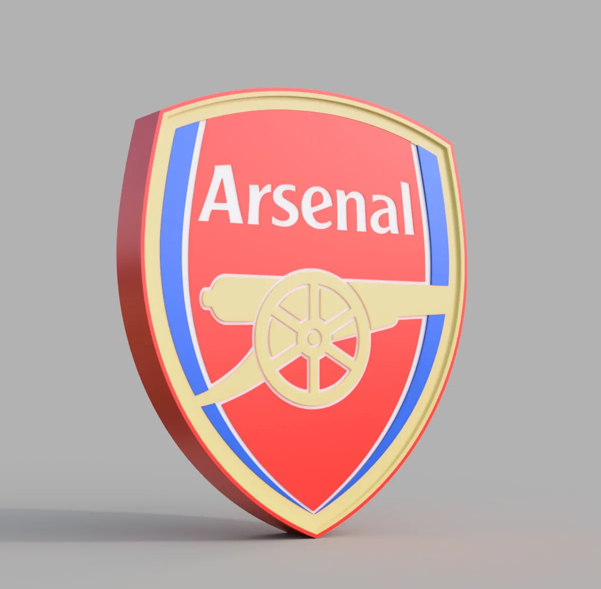 Arsenal Logo Lightbox - Free 3D Print Model - MakerWorld