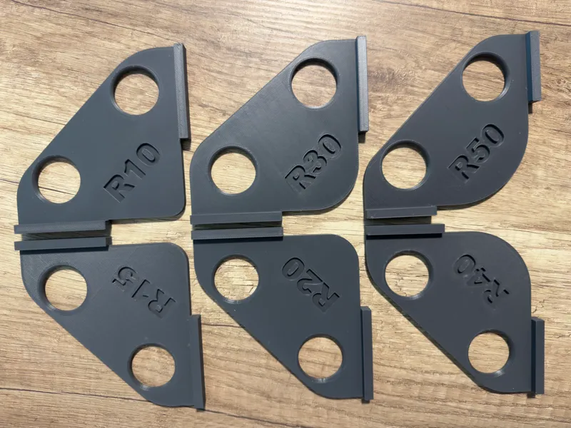 Radienschablone / milling template corner / Router