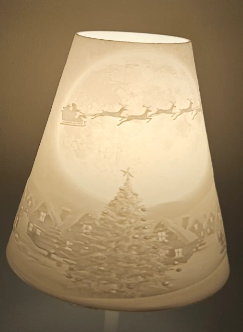 Litophane de noël