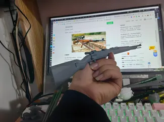 Kar98k狙击步枪,吃鸡热门武器,可装填子弹
