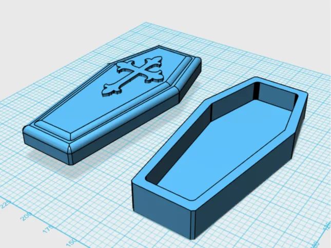 Mini coffin