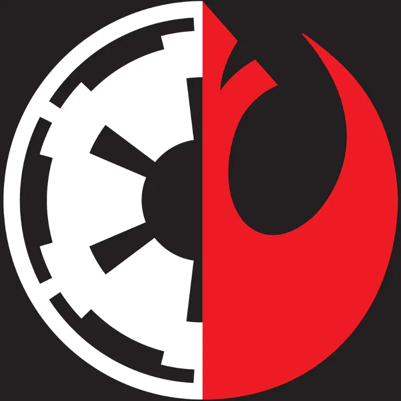 Star wars dual-color keychain