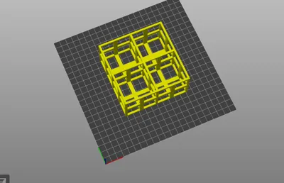 Quadruple infinity cube