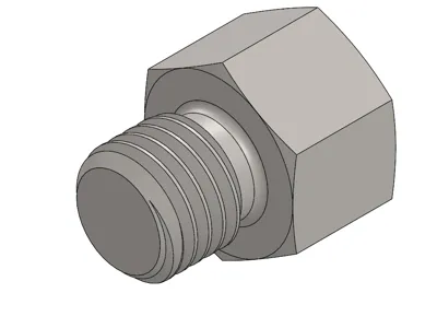 6408-02 Hex Head Plug