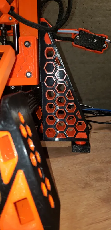 Honey comb adjustable xz mini prusa leg stabilizer