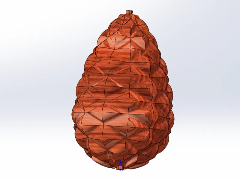 松果桌面小摆件（Pinecome toy ornament）