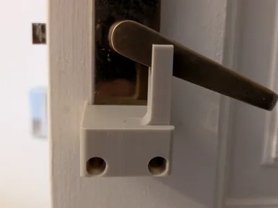 Door Locker for Doorstop Inaccessible Doors 