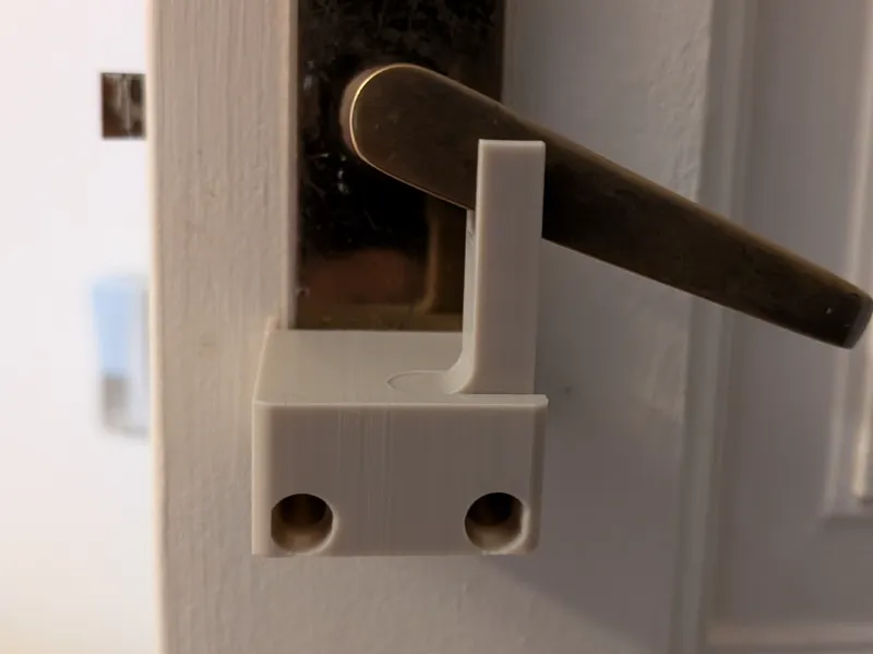 Door Locker for Doorstop Inaccessible Doors 