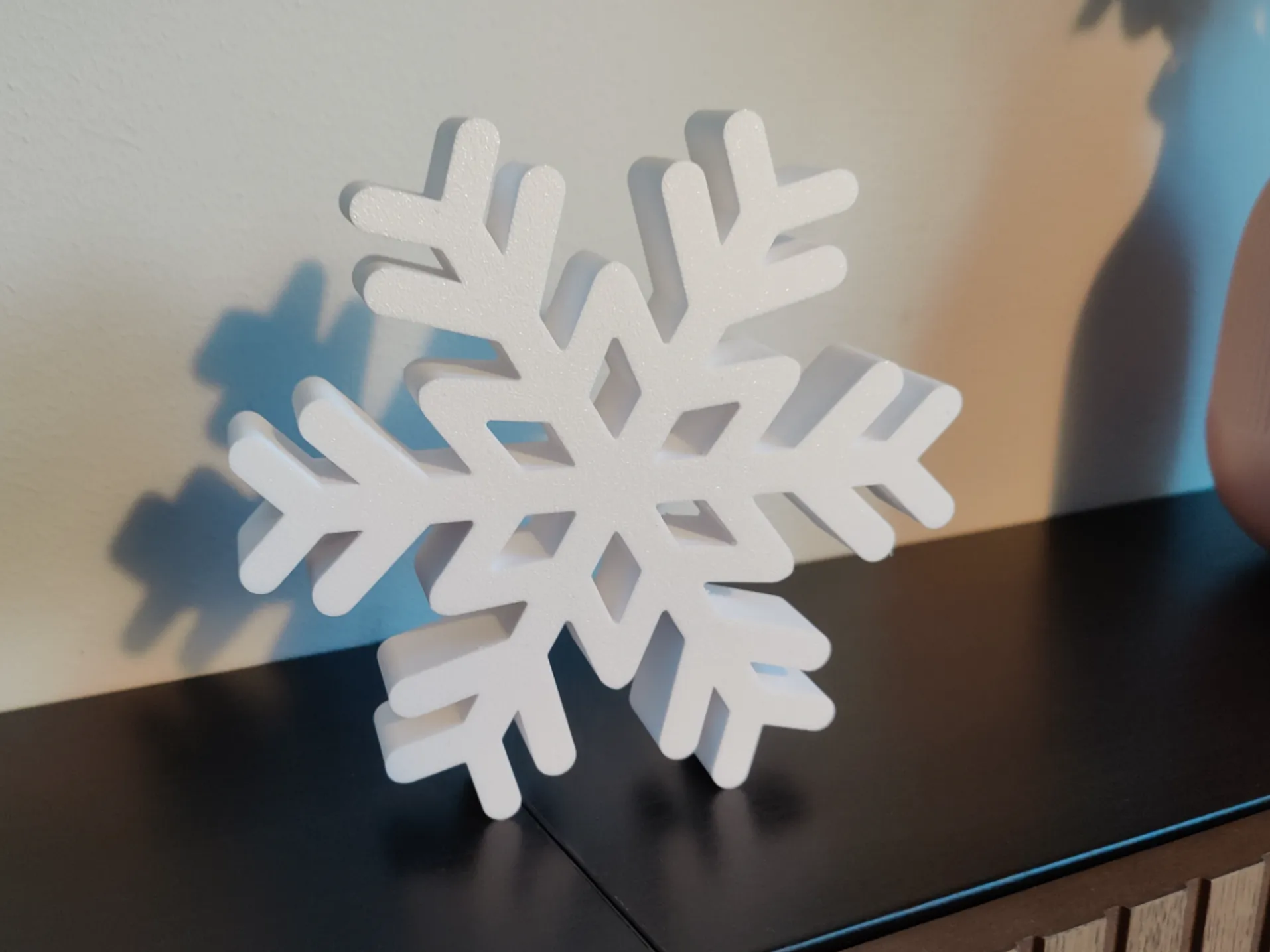 Large snowflake Christmas decor