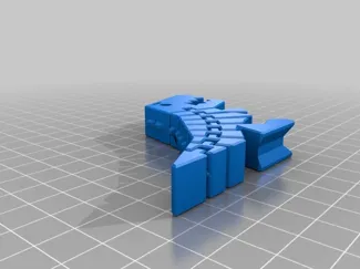 Flexi Rex Keychain