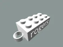 brick keychains with street names 