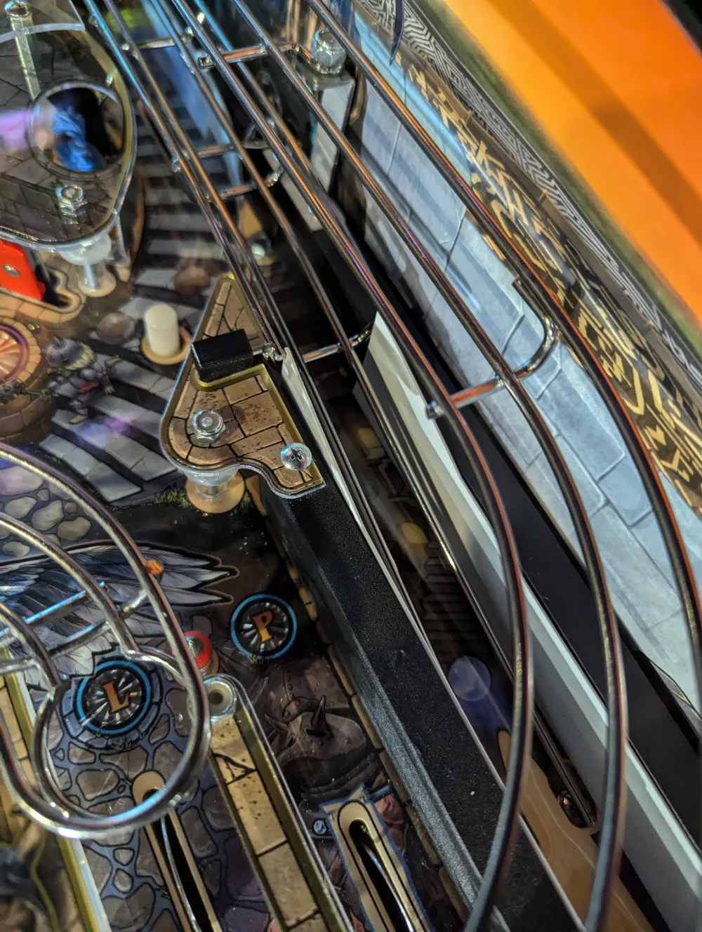 Pinball Machine Wheel Rails Labyrinth Pinball Launch Rails by Jason - MakerWorld