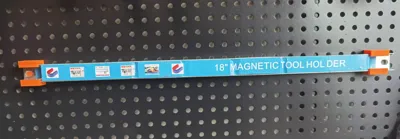 Magnetic tool rack pegboard buckle