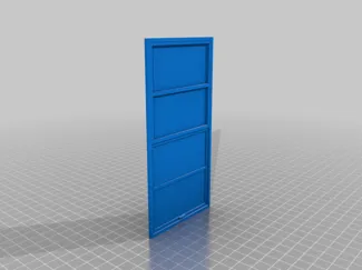 1:10 scale garage door and windows