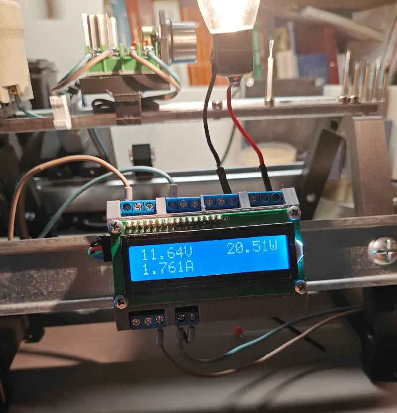 DIN LCD power meter